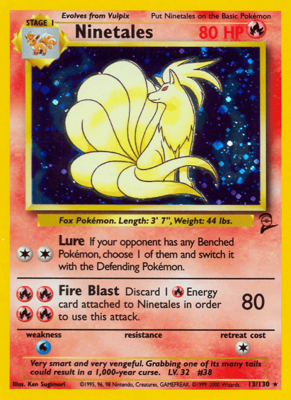 Carta Pokémon Ninetales 13