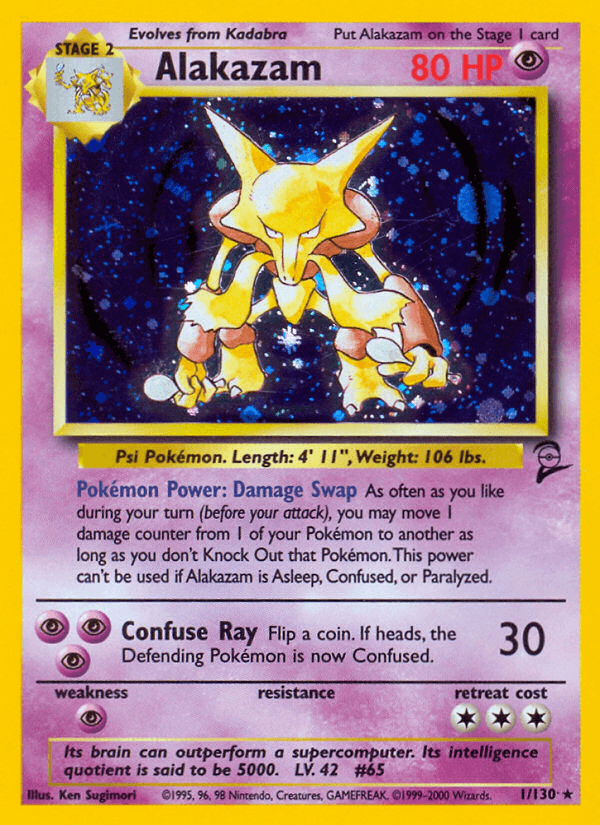Carta Pokémon Alakazam