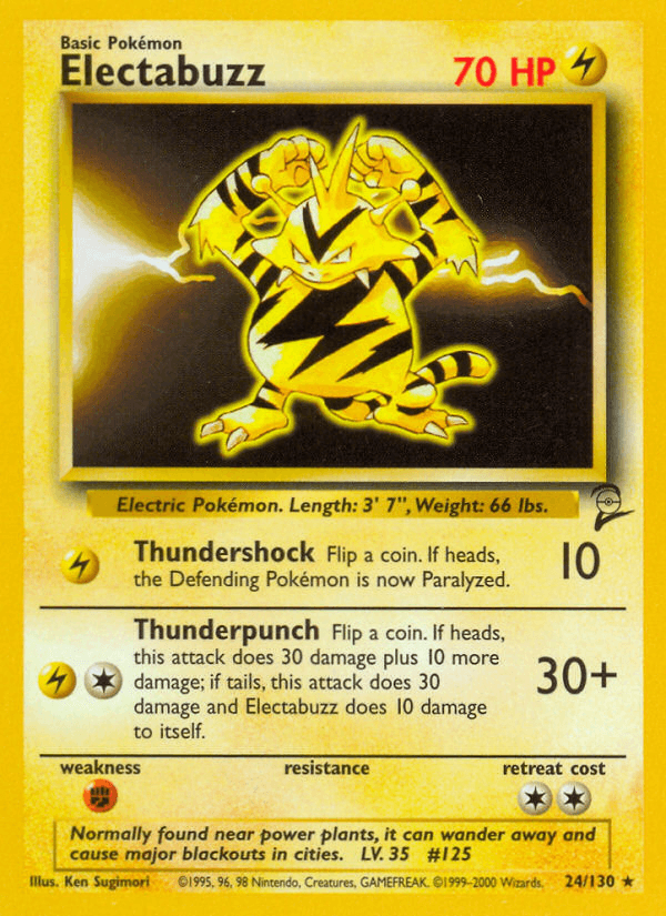 Carta Pokémon Electabuzz 24