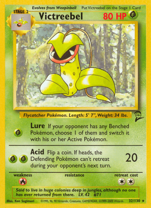 Carta Pokémon Victreebel 32