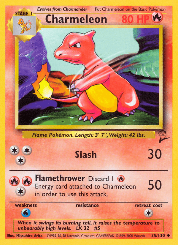 Carta Pokémon Charmeleon 35