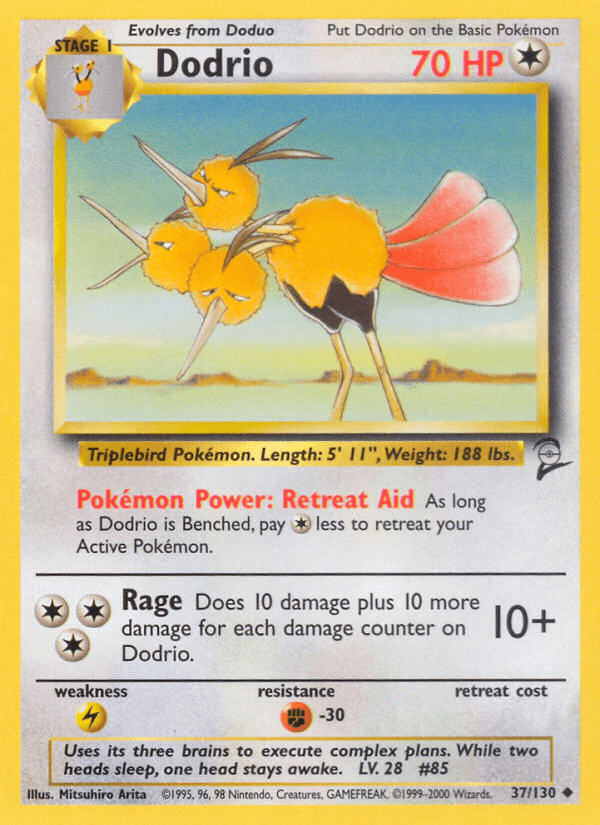 Carta Pokémon Dodrio 37
