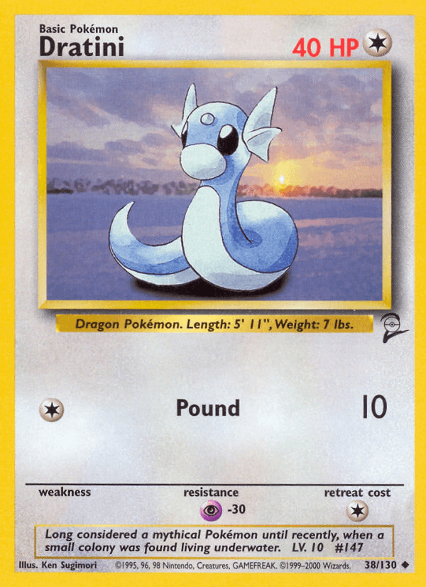 Carta Pokémon Dratini 38