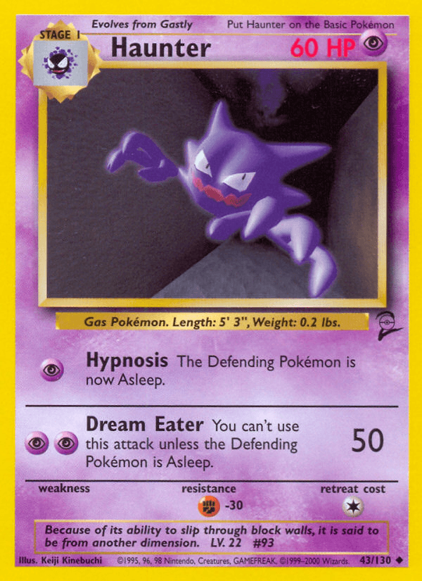 Carta Pokémon Haunter 43