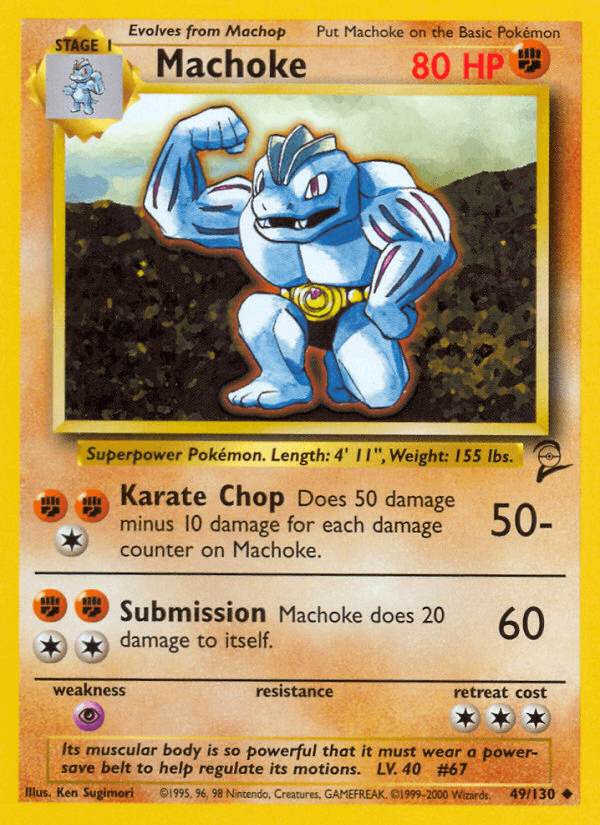 Carta Pokémon Machoke 49