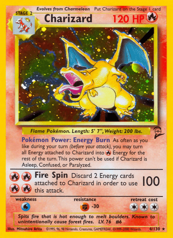 Carta Pokémon Charizard 4