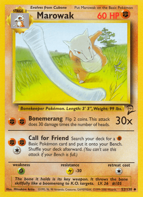 Carta Pokémon Marowak 52