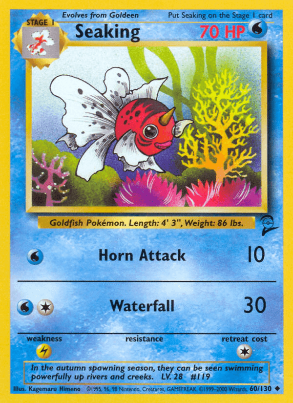 Carta Pokémon Seaking 60