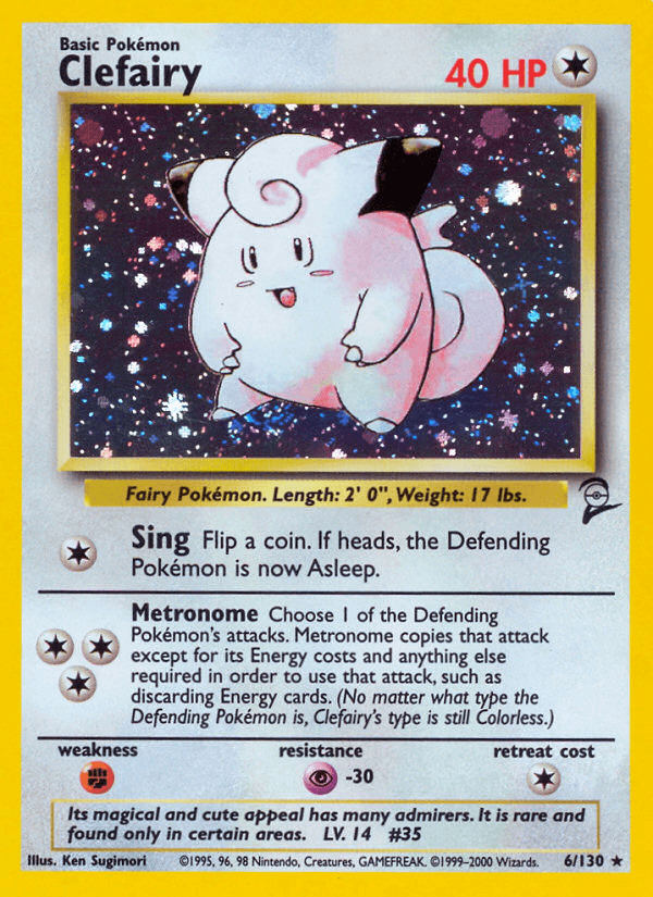 Carta Pokémon Clefairy 6