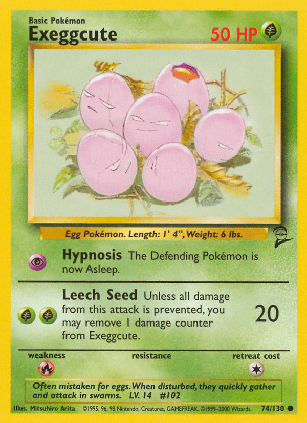 Carta Pokémon Exeggcute 74
