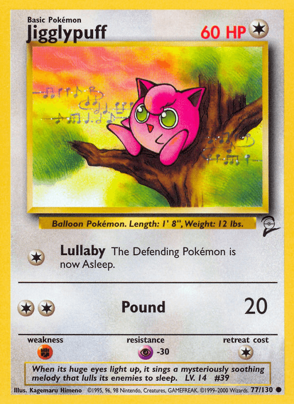 Carta Pokémon Jigglypuff 77