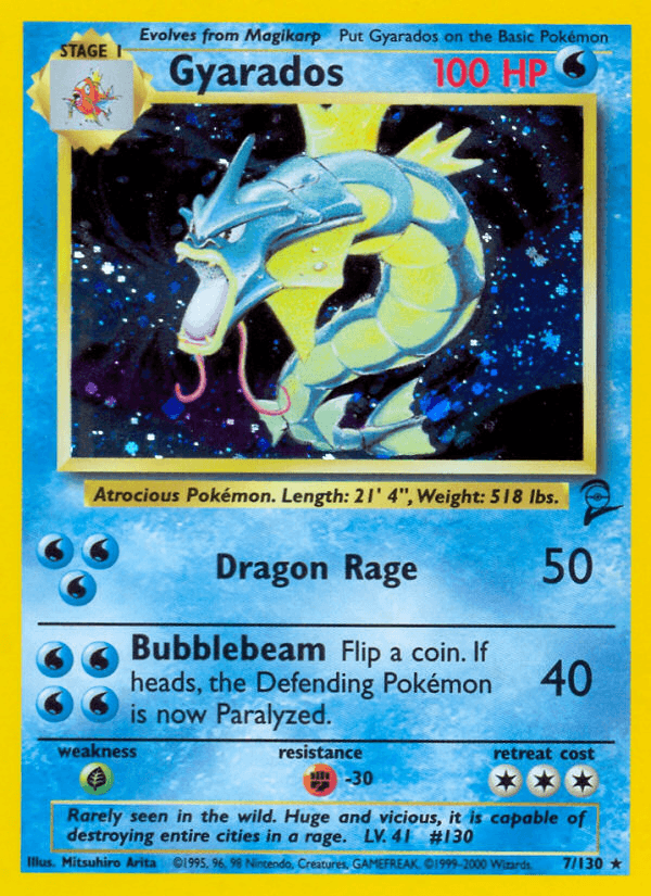 Carta Pokémon Gyarados 7