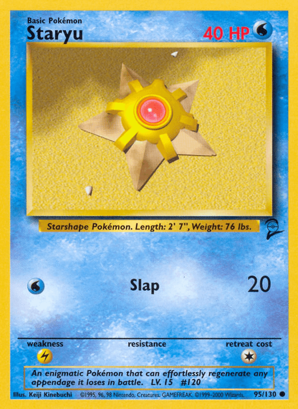 Carta Pokémon Staryu 95