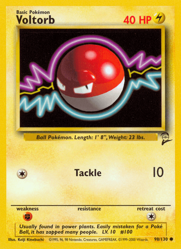 Carta Pokémon Voltorb 98
