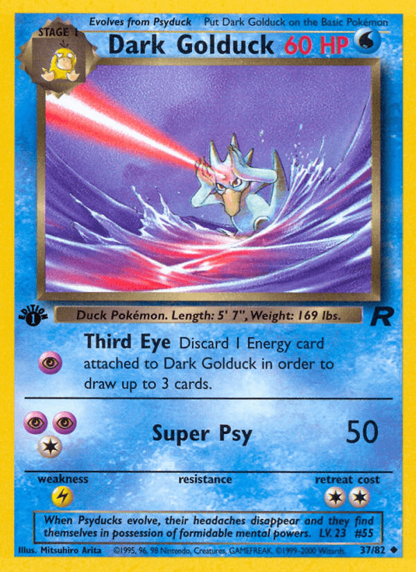 Carta Pokémon Dark Golduck 37