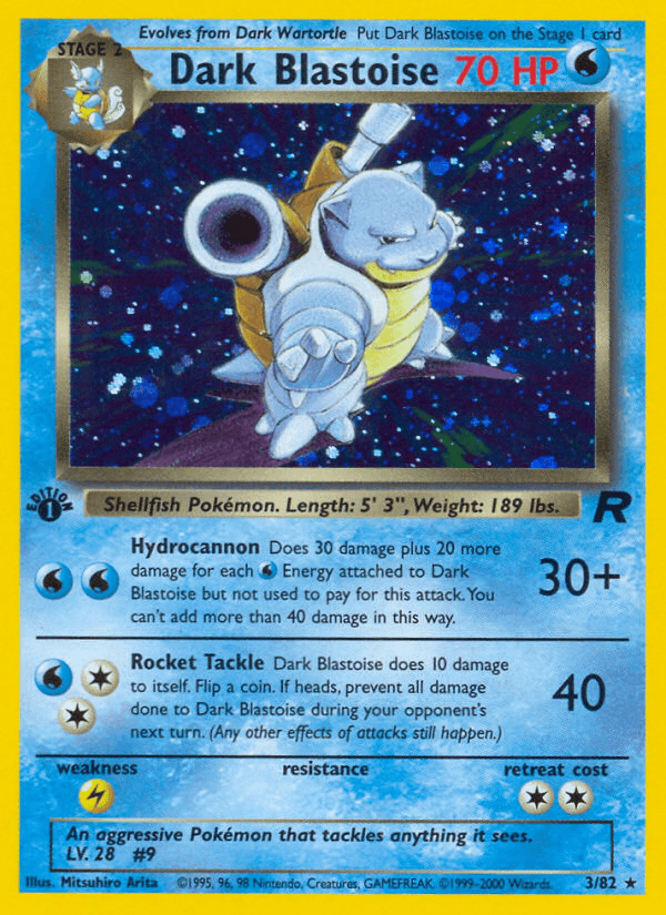 Carta Pokémon Dark Blastoise 3