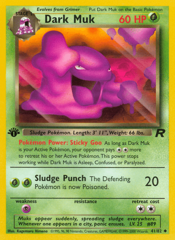 Carta Pokémon Dark Muk 41
