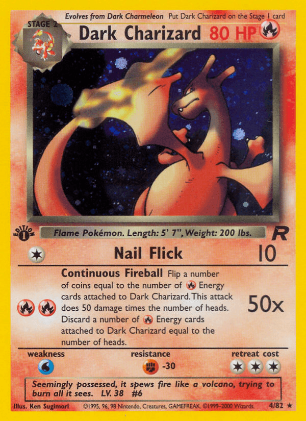 Carta Pokémon Dark Charizard 4