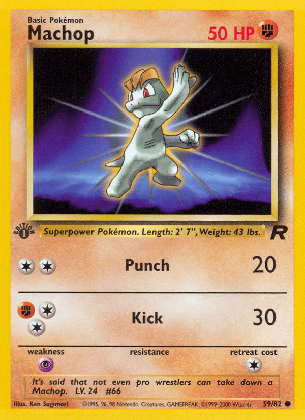 Carta Pokémon Machop 59