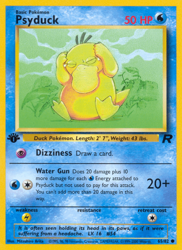 Carta Pokémon Psyduck 65