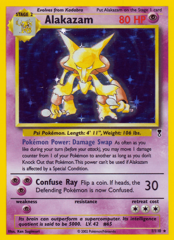 Carta Pokémon Alakazam