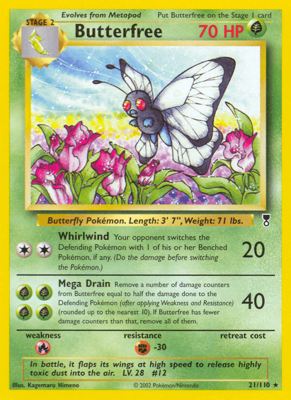 Carta Pokémon Butterfree 21