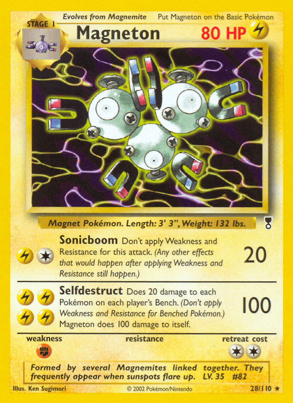 Carta Pokémon Magneton 28