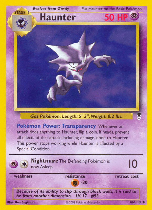Carta Pokémon Haunter 46