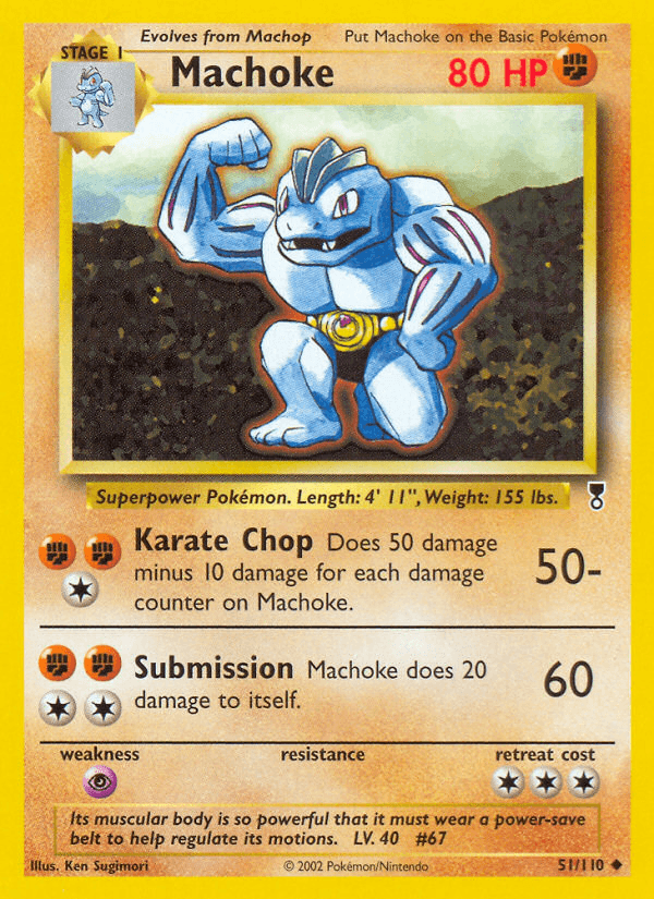 Carta Pokémon Machoke 51