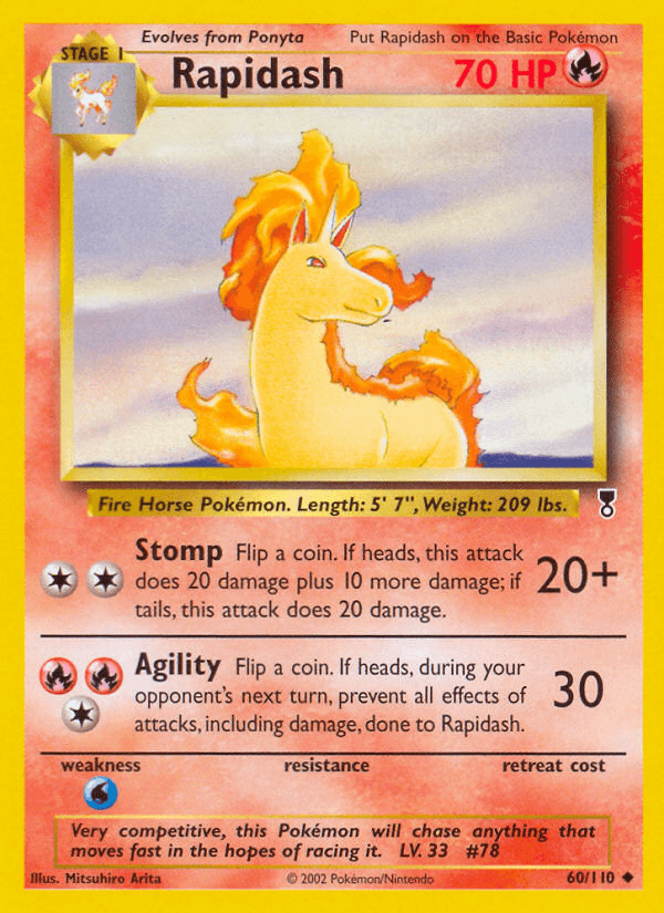 Carta Pokémon Rapidash 60