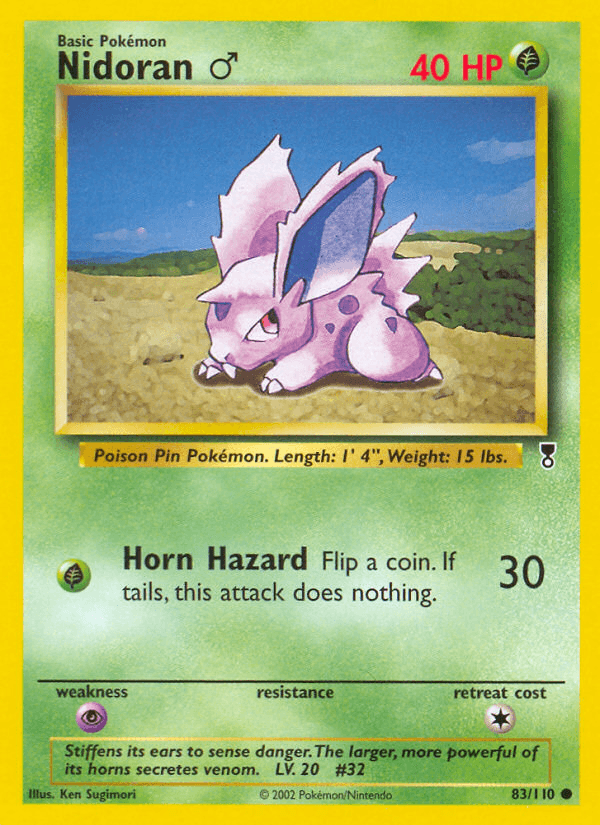 Carta Pokémon Nidoran ♂ 83