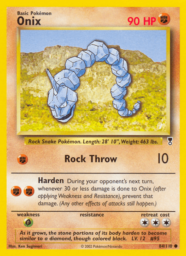 Carta Pokémon Onix 84