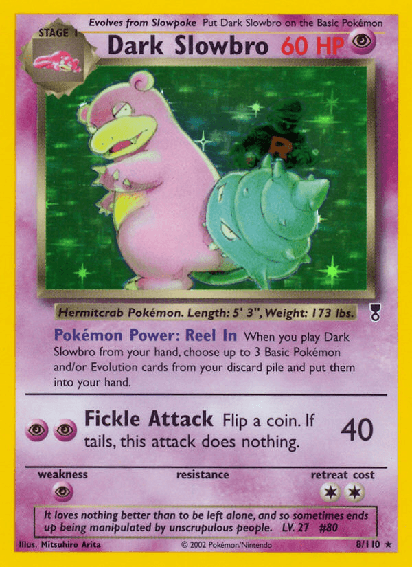 Carta Pokémon Dark Slowbro 8