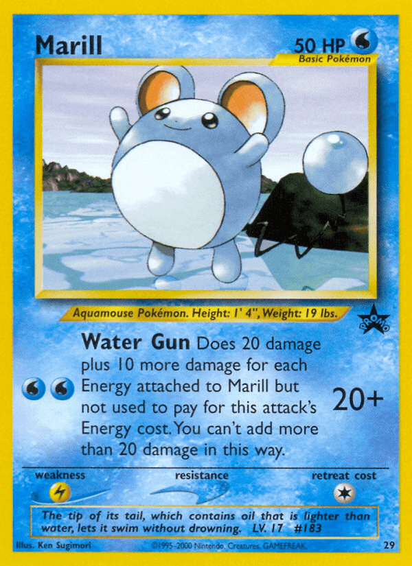 Carta Pokémon Marill 29