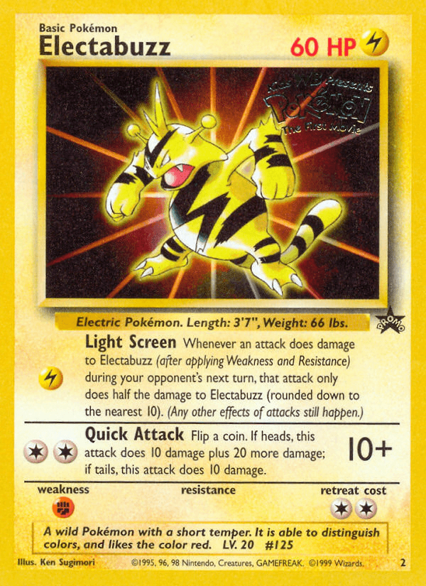 Carta Pokémon Electabuzz 2