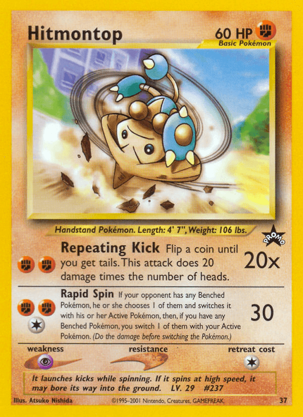 Carta Pokémon Hitmontop 37