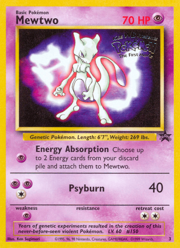 Carta Pokémon Mewtwo 3