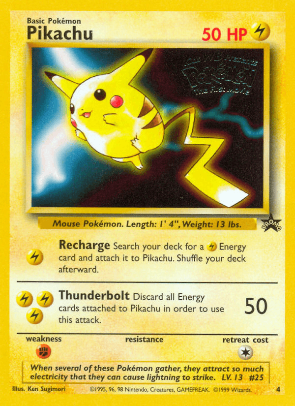 Carta Pokémon Pikachu 4