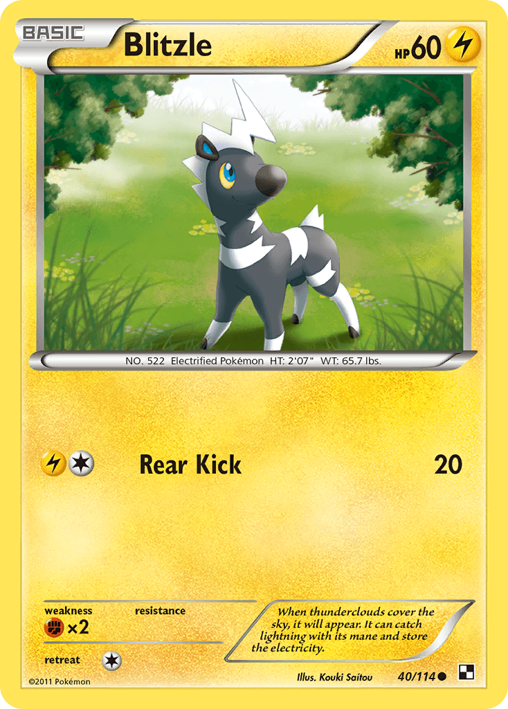 Carta Pokémon Blitzle 40