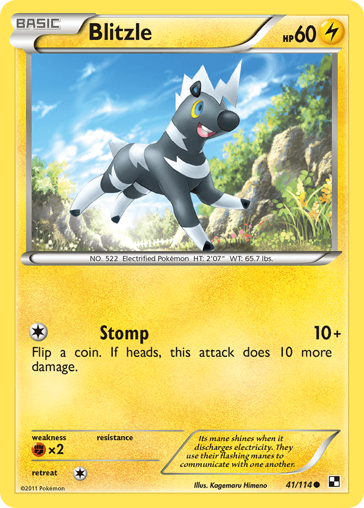 Carta Pokémon Blitzle 41