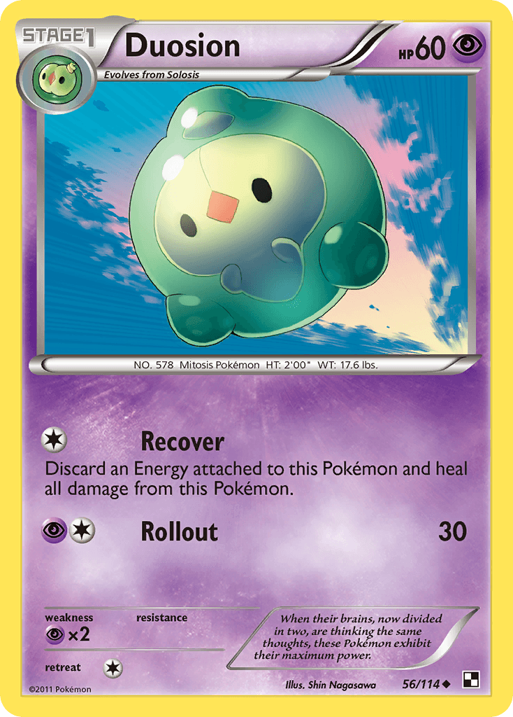 Carta Pokémon Duosion 56
