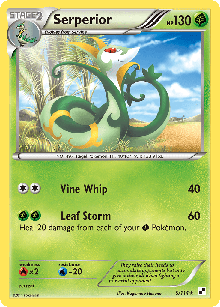 Carta Pokémon Serperior 5