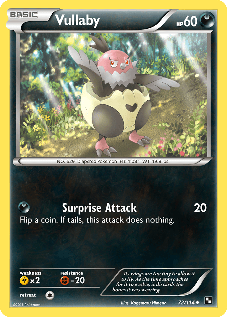 Carta Pokémon Vullaby 72