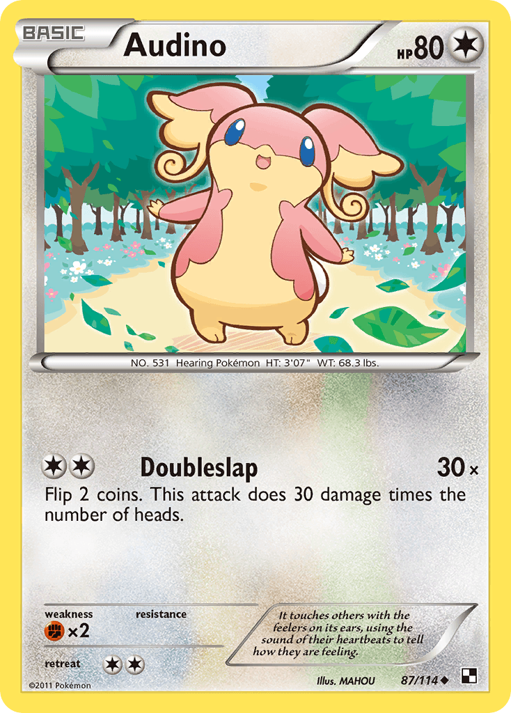 Carta Pokémon Audino 87