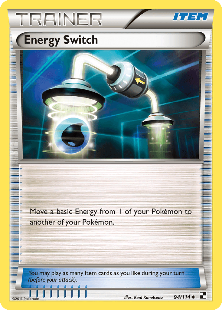 Carta Pokémon Energy Switch 94 de Black & White
