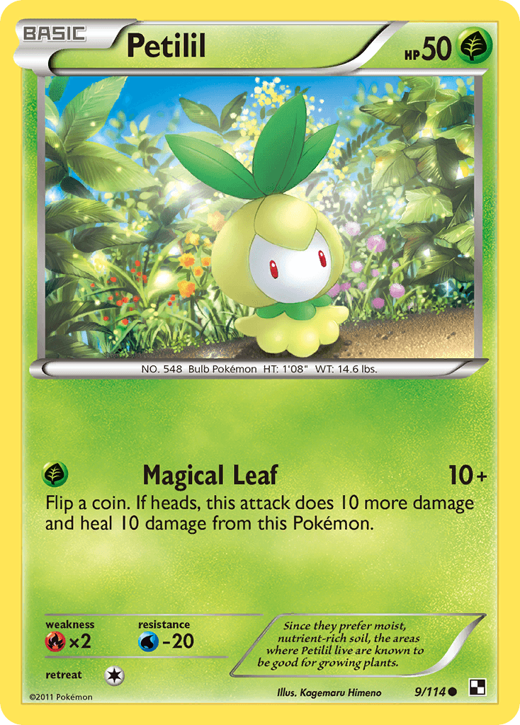 Carta Pokémon Petilil 9