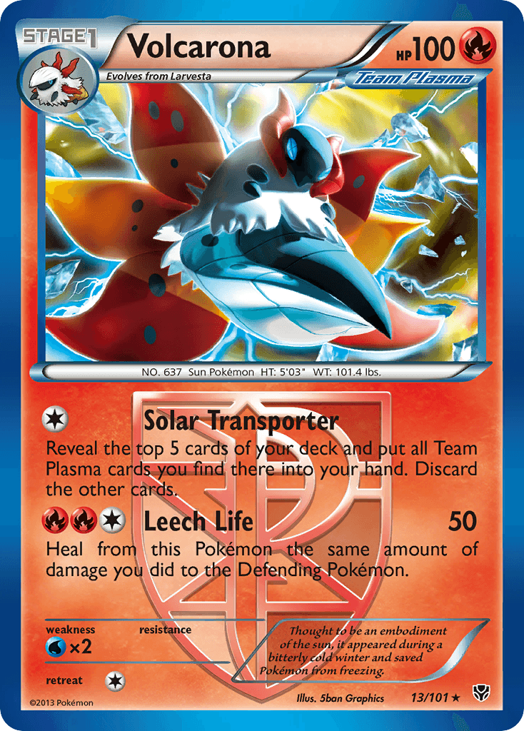 Carta Pokémon Volcarona 13