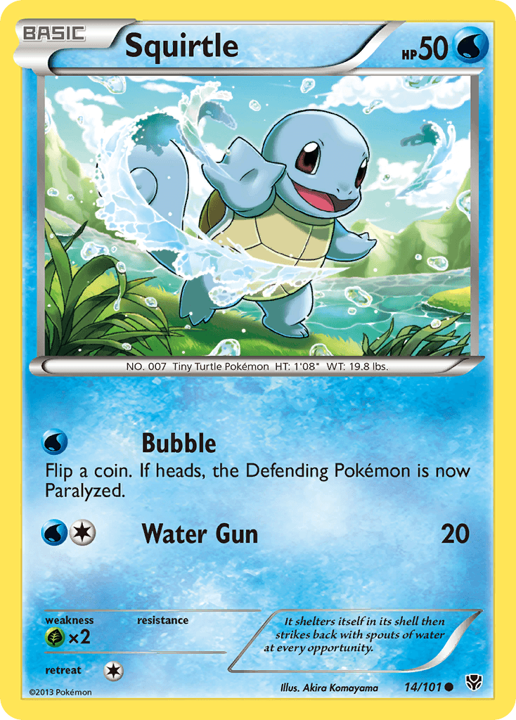 Carta Pokémon Squirtle 14