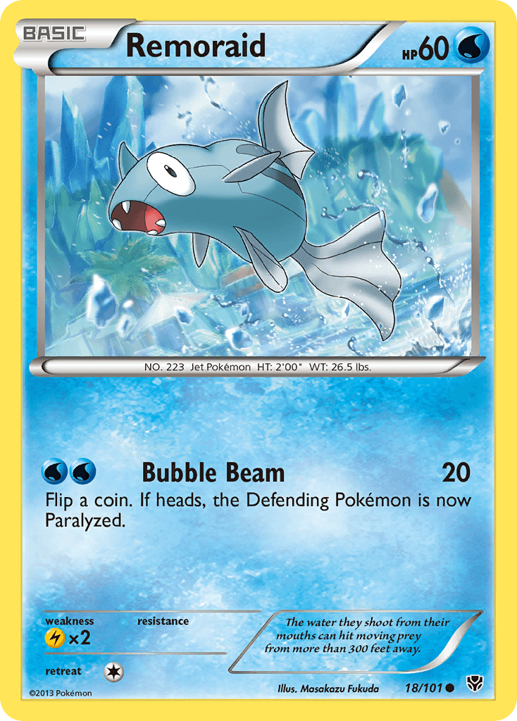 Carta Pokémon Remoraid 18