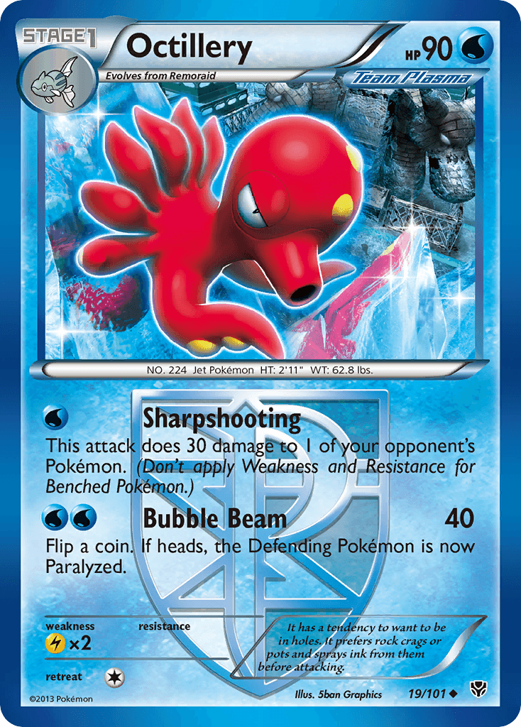 Carta Pokémon Octillery 19